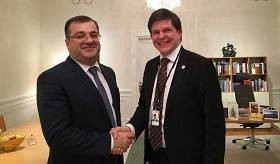 Farewell meeting with Speaker of Riksdag