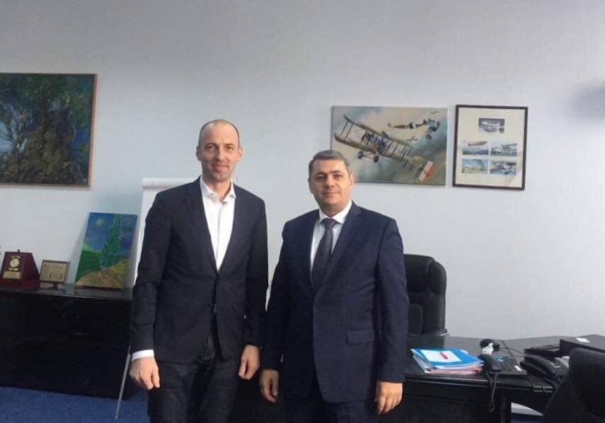 ՀՀ դեսպանի հանդիպումը TAROM ավիաընկերության գլխավոր տնօրեն Վուլֆ Վերներ-Վիլհելմի հետ