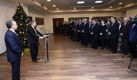 Նիկոլ Փաշինյանը մասնակցել է Ամանորի և Սուրբ Ծննդյան տոների առթիվ արտաքին գործերի նախարարության ընդունելությանը