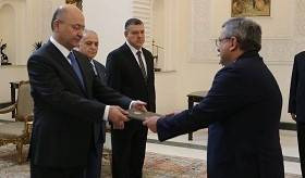 Դեսպան Հրաչյա Փոլադյանն իր հավատարմագրերը հանձնեց Իրաքի Հանրապետության նախագահին