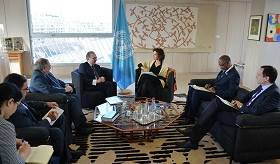 Rencontre entre Zohrab Mnatsakanyan et la Directrice générale de l’UNESCO