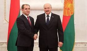 Հայաստանի դեսպանի հավատարմագրերի հանձնումը Բելառուսի նախագահին