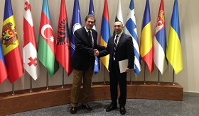 Սահակ Սարգսյանը ՍԾՏՀ-ի մշտական միջազգային քարտուղարության գլխավոր քարտուղարին ներկայացրեց լիազորությունների պաշտոնական հավաստագիրը