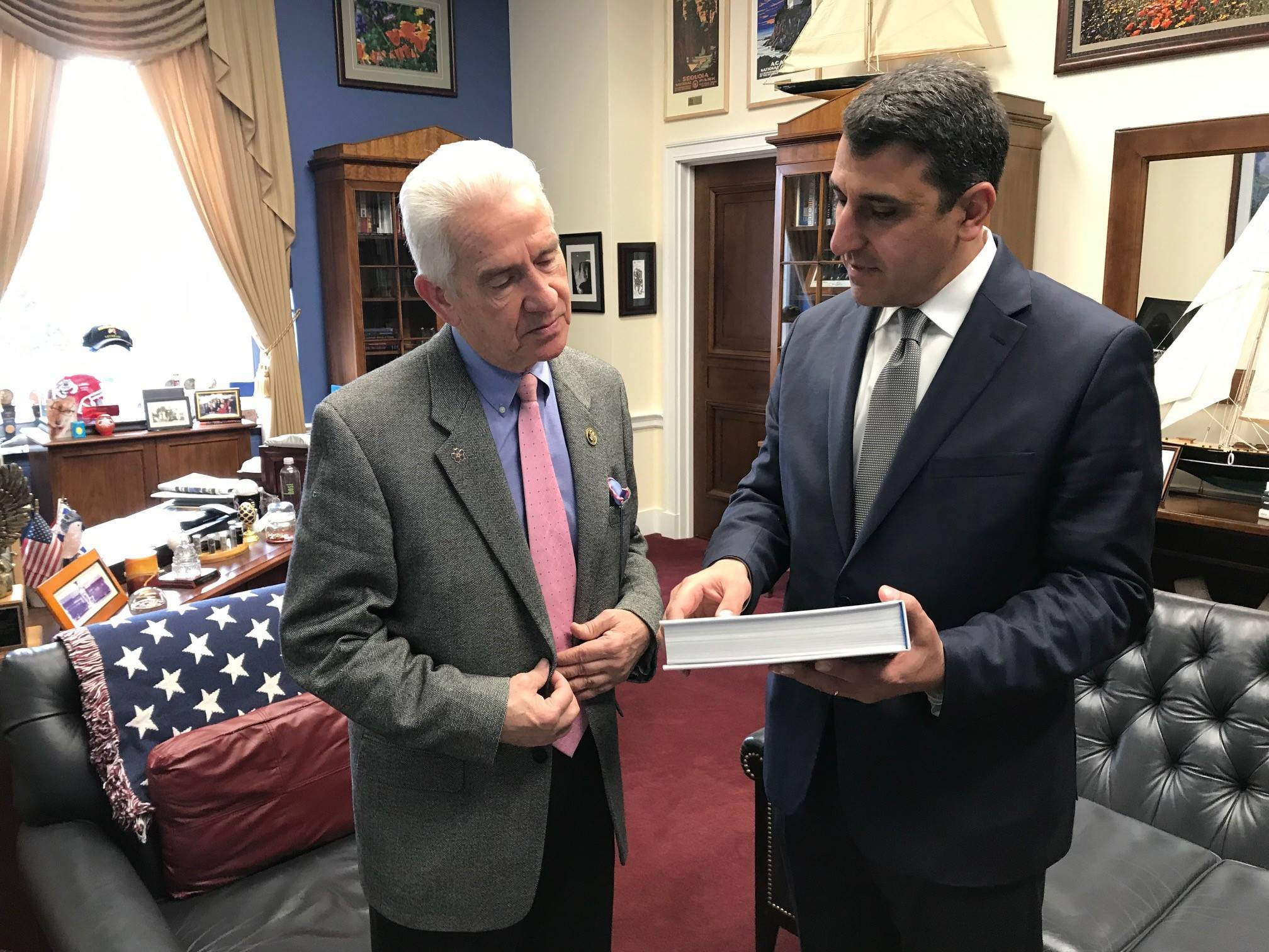 Ambassador Nersesyan’s meeting with Congressman Costa