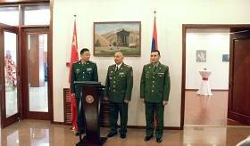 ՀՀ զինված ուժերի կազմավորման 27-րդ տարեդարձին նվիրված ընդունելություն Պեկինում