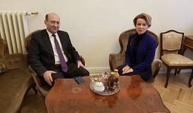 Դեսպան Տիգրան Մկրտչյանի հանդիպումները Լատվիայի խորհրդարանում