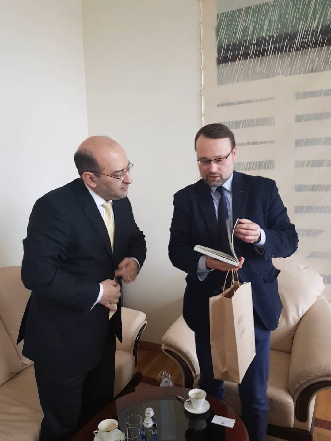 ՀՀ դեսպանի և Լիտվայի մշակույթի նախարարի հանդիպումը