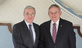 Rencontre entre Zohrab Mnatsakanyan et Robert Menendez