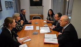 Զոհրաբ Մնացականյանի հանդիպումը Լիխտենշտայնի արտաքին գործերի, մշակույթի և արդարադատության նախարար Աուրելիա Ֆրիքի հետ