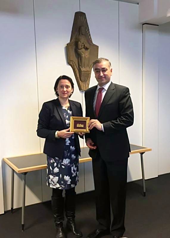 Meeting of Ambassador Armen Papikyan with the head of Austria-Armenia friendship group Gudrun Kugler