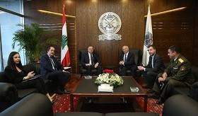 Դեսպան Աթաբեկյանի հանդիպումը Լիբանանի նորանշանակ պաշտպանության նախարարի հետ