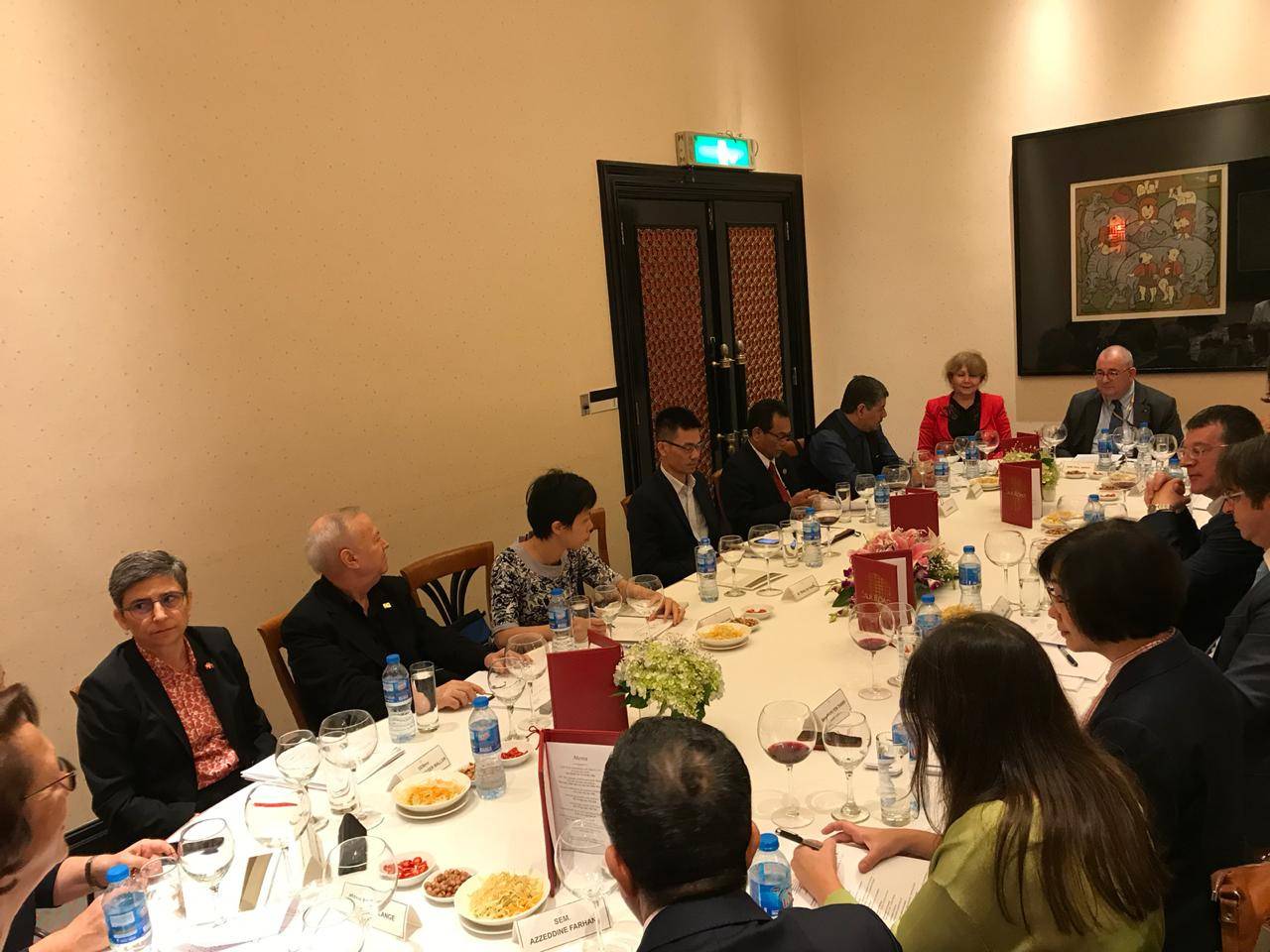 ՀՀ դեսպանի հանդիպումը Ֆրանկոֆոն երկրների դեսպանությունների խմբի նախագահ հետ