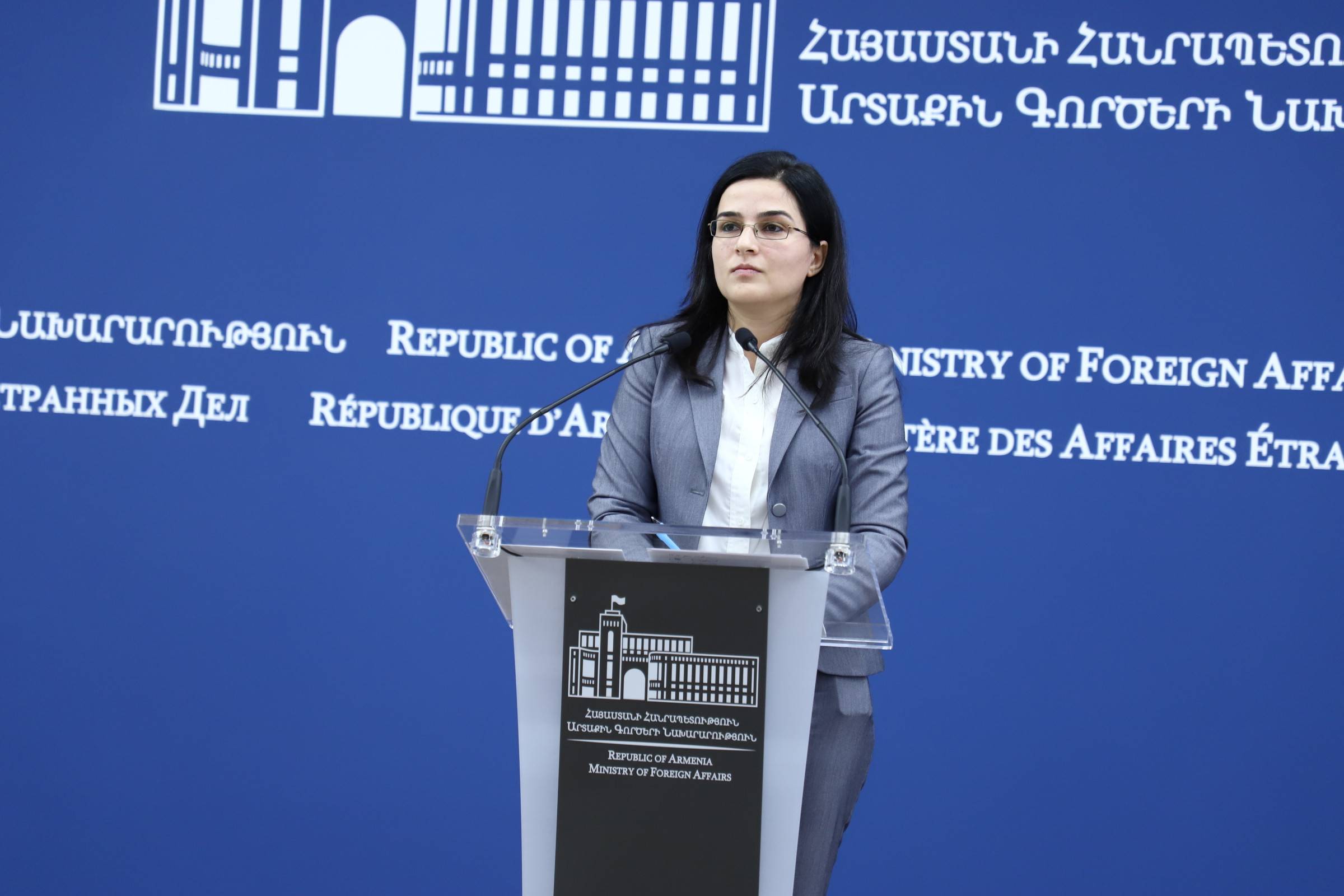 Комментарий пресс-секретаря МИД Армении относительно мирного процесса урегулирования нагорно-карабахского конфликта