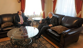 Դեսպան Տիգրան Մկրտչյանի և Վիտաուտաս Լանդսբերգիսի հանդիպումը