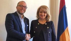 Դեսպան Բաղդասարյանի հանդիպումը հայ-իտալական խորհրդարանական բարեկամական խմբի նախագահի հետ