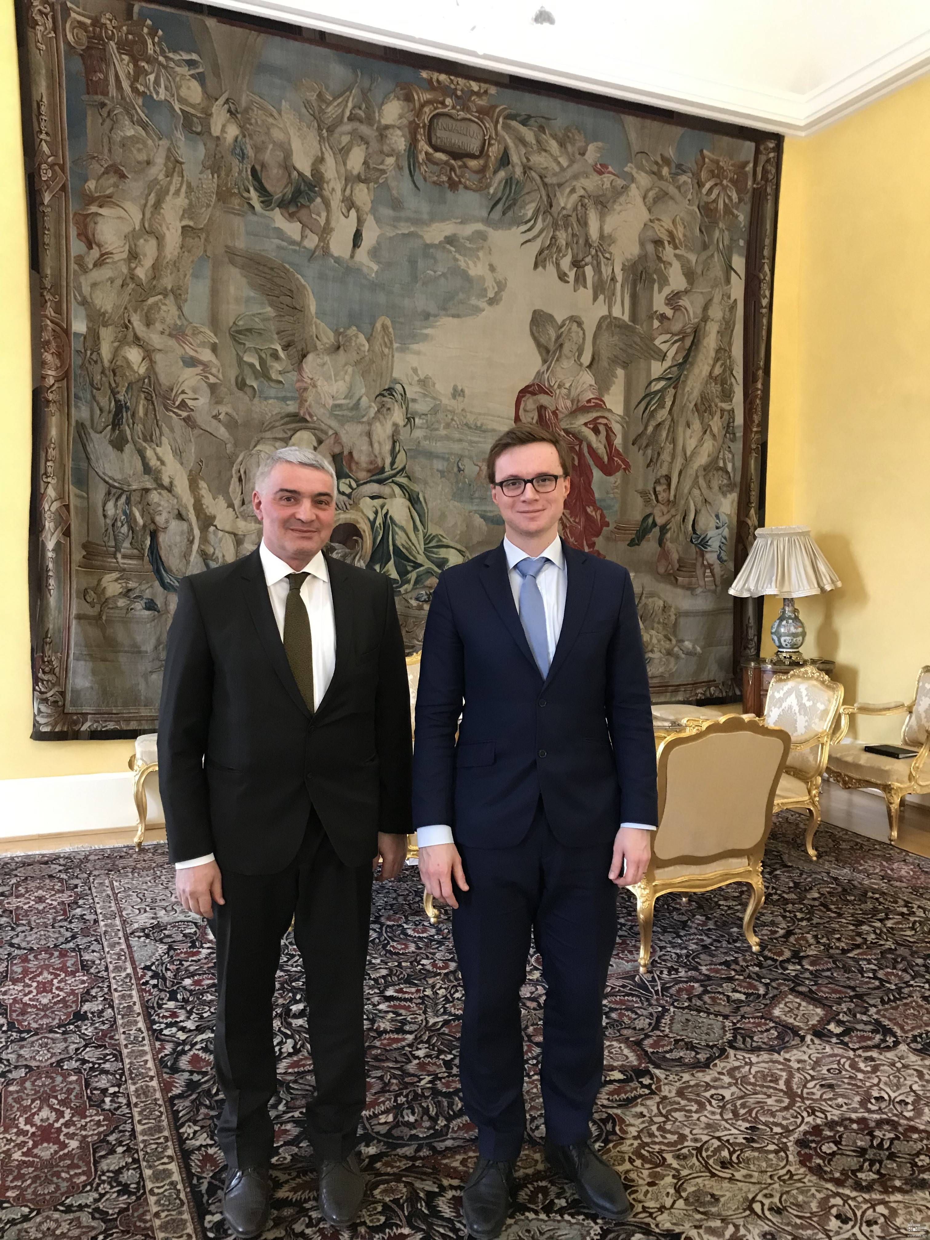 ՀՀ դեսպանի հանդիպում Չեխիայի ԱԳ նախարարի տեղակալի հետ