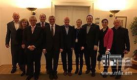 Չեխիայում ՀՀ դեսպանի հանդիպումը ՉՀ Խորհրդարանի Պատգամավորների պալատի Չեխիա-Հայաստան բարեկամական խմբի հետ