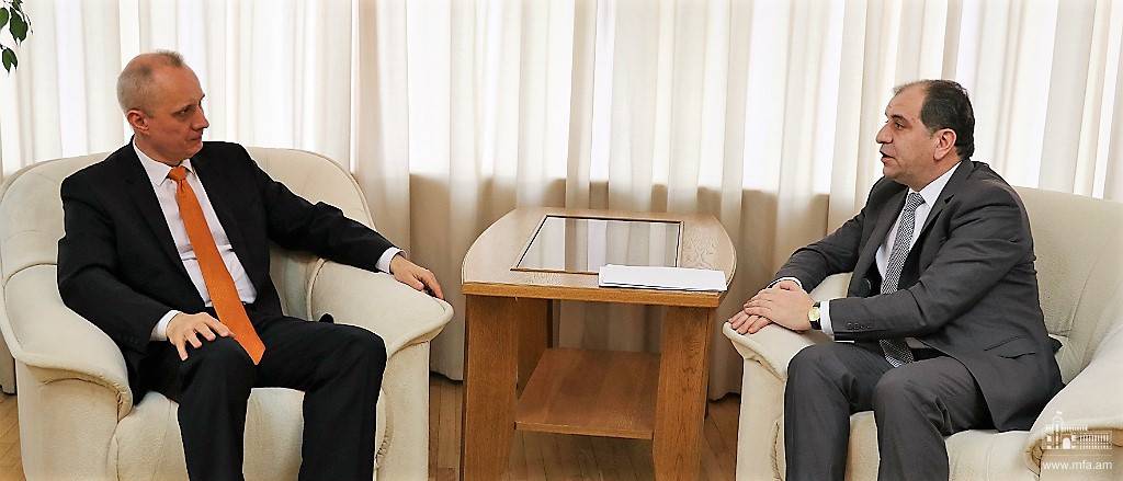 Հայաստանի դեսպանի հանդիպումը Բելառուսի արտաքին գործերի նախարարի տեղակալի հետ