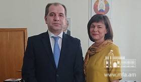 Դեսպան Արմեն Ղևոնդյանի հանդիպումը Բելտա գործակալության գլխավոր տնօրենի հետ