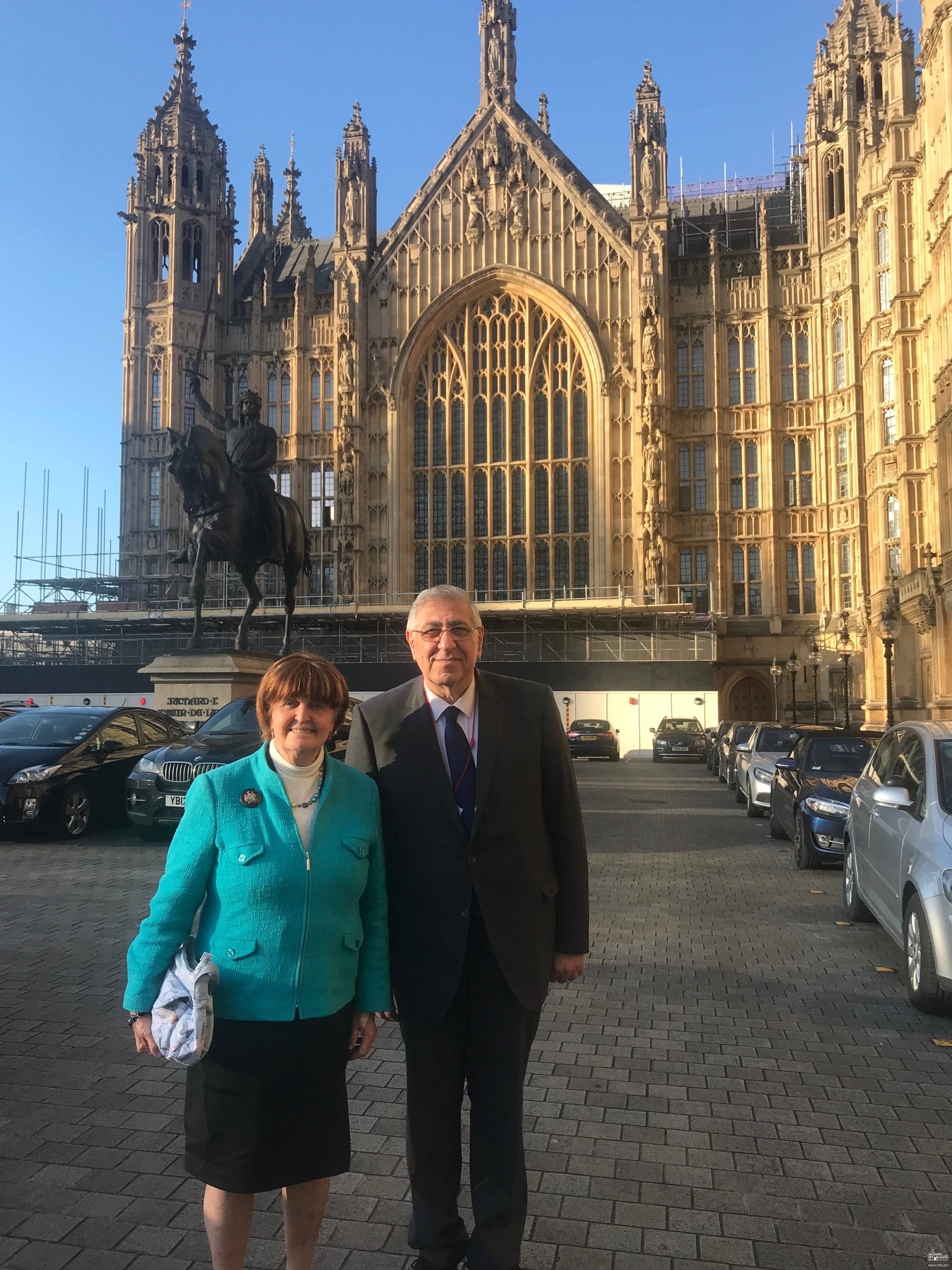 Ambassador Arman Kirakossian's meeting with Baroness Caroline Cox