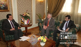 Եգիպտոսում ՀՀ դեսպանի հանդիպումը ԵԱՀ բարձրագույն կրթության նախարարի հետ