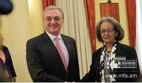 Foreign Minister's visit to Addis Ababa commenced: the meeting of Foreign Minister Zohrab Mnatsakanyan with the President of Ethiopia Sahle-Work Zewde