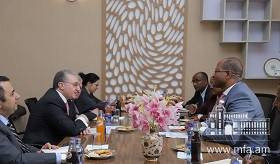 Հայաստանի ԱԳ նախարարի և Եթովպիայի Ժողովրդի ներկայացուցիչների պալատի նախագահի հանդիպումը