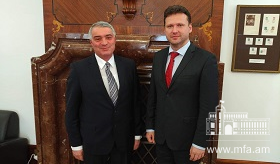 Հանդիպում Չեխիայի խորհրդարանի Պատգամավորների պալատի նախագահ Ռադեկ Վոնդրաչեկի հետ