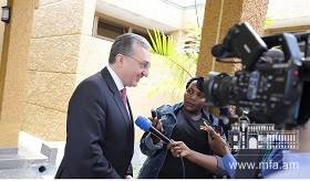 Briefing by Armenia Foreign Minister Zohrab Mnatsakanyan to the Rwandese media representatives
