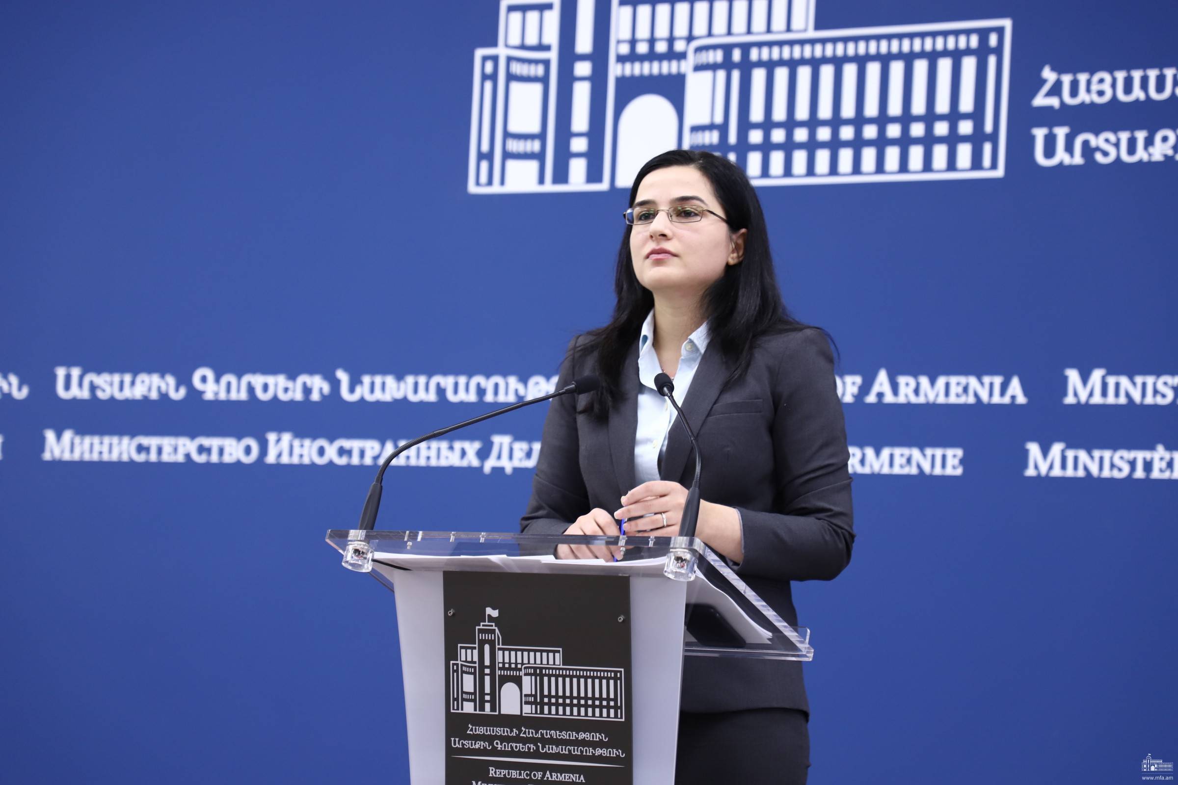 Answer by the MFA Spokesperson on a question regarding the statement of some diplomatic missions accredited in Yerevan