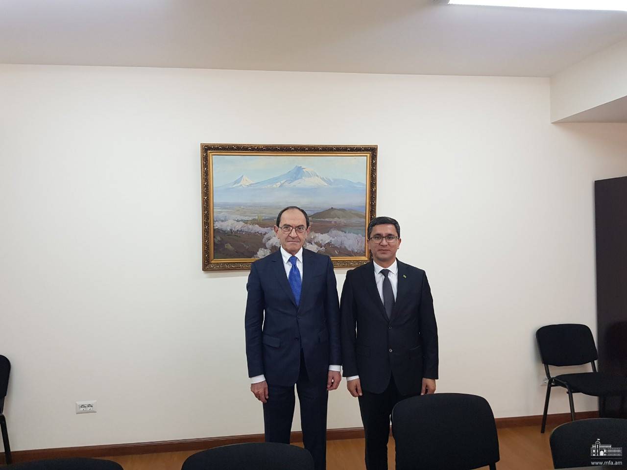 Meeting of Deputy Foreign Minister Shavarsh Kocharyan with the Ambassador of Turkmenistan