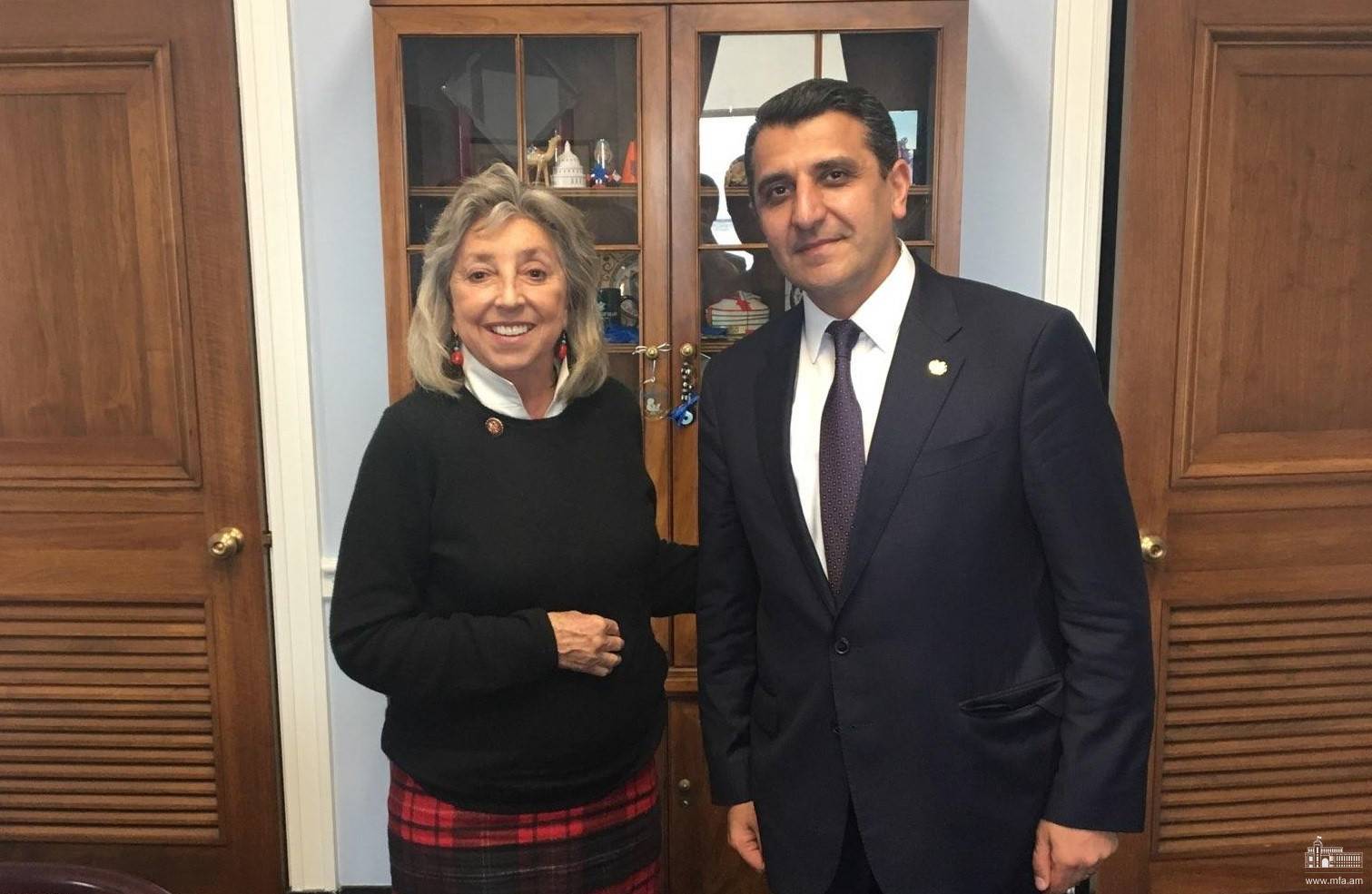Ambassador Nersesyan’s Meeting with Congresswoman Dina Titus