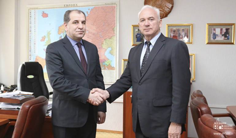 ՀՀ դեսպանի հանդիպումը Բելառուսի մարքեթինգի ազգային կենտրոնի տնօրենի հետ