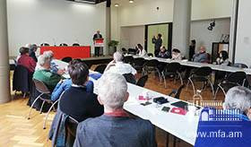 Դեսպան Աշոտ Սմբատյանի մասնակցությունը գերմանական Ռոզա Լյուքսեմբուրգ հիմնադրամի գիտաժողովին