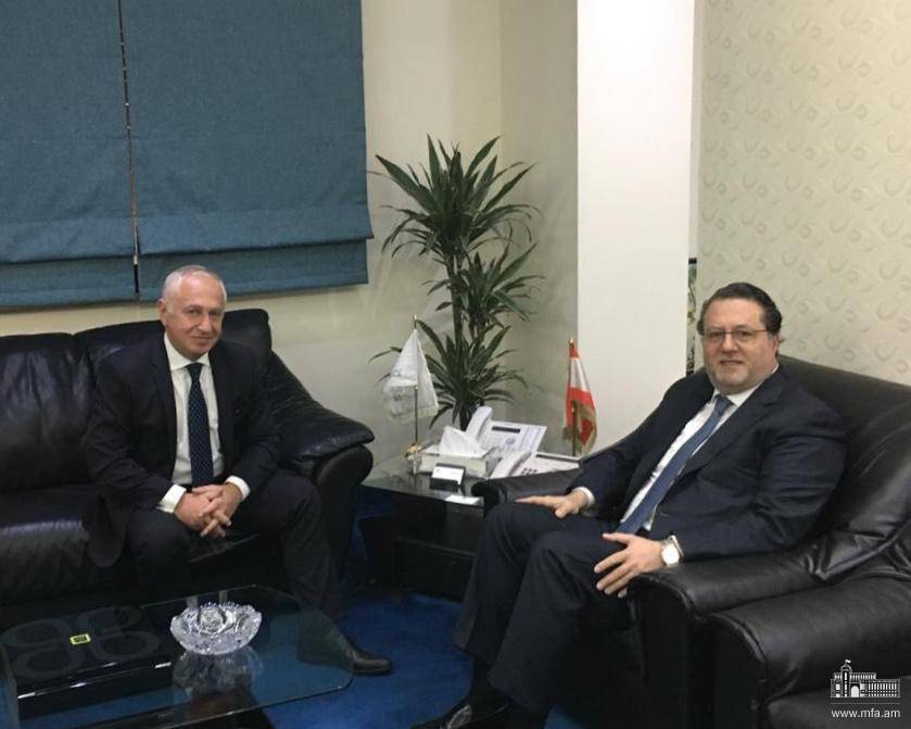 ՀՀ դեսպանը հանդիպեց Լիբանանի հեռահաղորդակցության նախարարին