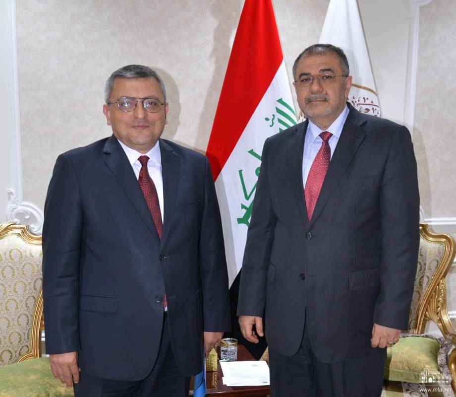 Դեսպան Փոլադյանի հանդիպումը Իրաքի բարձրագույն կրթության և գիտական ուսումնասիրությունների նախարարի հետ