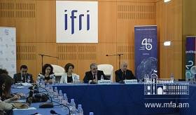 The meeting of Foreign Minister Mnatsakanyan at the French Institute of International relations