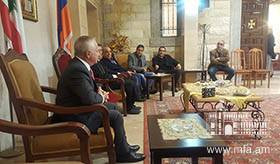 Դեսպան Աթաբեկյանի այցը Զահլե քաղաք