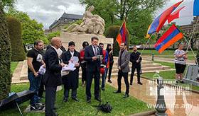 Ցեղասպանության 104-րդ տարելիցին նվիրված միջոցառում Ստրասբուրգում