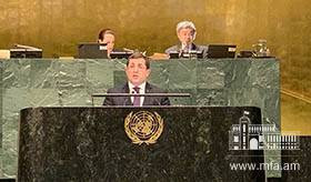 ՄԱԿ-ի Գլխավոր ասամբլեայում Հայաստանի մշտական ներկայացուցիչը անդրադարձավ Հայոց ցեղասպանության հիշատակի օրվա խորհրդին