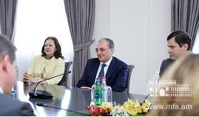 Zohrab Mnatsakanyan received the First Deputy Mayor of Lyon Georges Képénékian