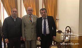 Սիրիայի Արաբական Հանրապետության Մեծ Մուֆթի Ահմադ Բադր ալ-Դին Հասունի խորհրդականի հետ կայացած հանդիպման մասին