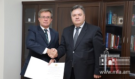 Հայաստանում Ուրուգվայի գլխավոր հյուպատոսի հետ հանդիպման մասին