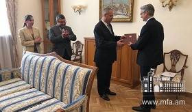 Օդեսայում Հայաստանի գլխավոր հյուպատոսը ստացավ իր էկզեկվատուրան