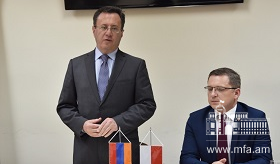 Դեսպան Մկրտչյանի այցը Լեհաստանի Լոձ քաղաք