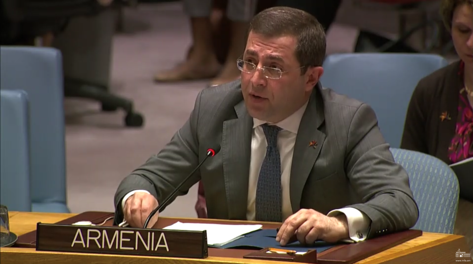 Armenia participated at the UN Security Council open debate on “Protection of Civilians in Armed Conflict”