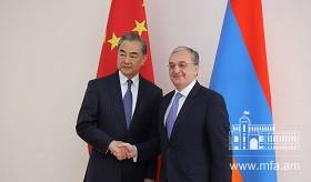 Foreign Minister of Armenia Zohrab Mnatsakanyan met with Wang Yi, Foreign Minister  of China