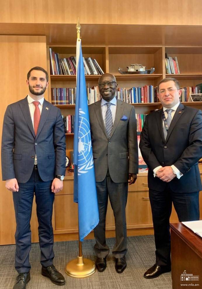 Հանդիպում Ցեղասպանության կանխարգելման հարցերով ՄԱԿ-ի գլխավոր քարտուղարի հատուկ խորհրդականի հետ