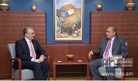 Meeting of the Minister of Foreign Affairs with Demetris Syllouris, President of the House of Representatives of Cyprus