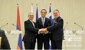 La déclaration conjointe adoptée à l’issue de la rencontre trilatérale arméno-gréco-chypriote